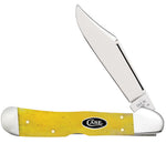 Case 20025 Copperlock Smooth Yellow Bone Knife Lockback 61549L SS