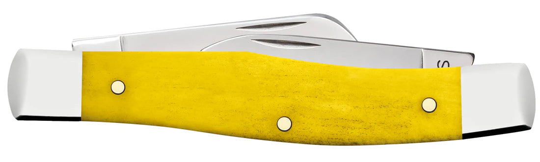 Case 20029 Medium Stockman Knife Smooth Yellow Bone Square Bolsters 63 ...