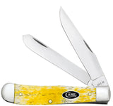 Case 20030 Trapper Yellow Smooth Bone Knife USA 6254 SS