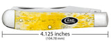 Case 20030 Trapper Yellow Smooth Bone Knife USA 6254 SS