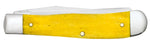 Case 20030 Trapper Yellow Smooth Bone Knife USA 6254 SS