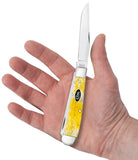 Case 20030 Trapper Yellow Smooth Bone Knife USA 6254 SS