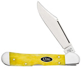 Case 20034 Mini CopperLock Lockback Knife Smooth Yellow Bone USA 61749L SS