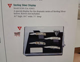Buck Plastic Sterling Silver Gent Knives Display 1997 Knife