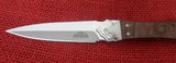 Buck 0205 205 Koji Hara Dagger "Stone-Step" Handle w/ Burlwood Inserts ATS-34 Fixed Blade Knife USA Lot#