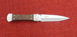 Buck 0205 205 Koji Hara Dagger "Stone-Step" Handle w/ Burlwood Inserts ATS-34 Fixed Blade Knife USA Lot#