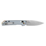 Kershaw 2051 Mini Iridium Knife D2 Stonewashed Ice Blue Aluminum Duralock