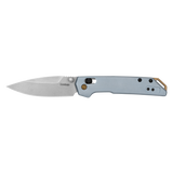 Kershaw 2051 Mini Iridium Knife D2 Stonewashed Ice Blue Aluminum Duralock