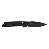 Kershaw 2051BLK Mini Iridium Knife Duralock Crossbar Lock D2 Black Aluminum