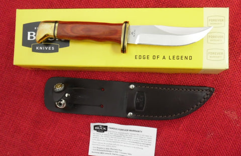 Buck 0212CCSSH 212 Fixed Ranger Knife 2019 Cherrywood Handle USA Lot#BU-201