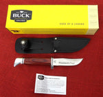 Buck 0212CWSSH 212 Fixed Ranger Knife 2019 President's #33/115 Tour Cherrywood CJ Signed USA Lot#BU-74