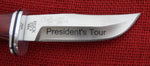 Buck 0212CWSSH 212 Fixed Ranger Knife 2019 President's #33/115 Tour Cherrywood CJ Signed USA Lot#BU-74