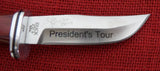 Buck 0212CWSSH 212 Fixed Ranger Knife 2019 President's #33/115 Tour Cherrywood CJ Signed USA Lot#BU-74