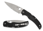 Spyderco C244PSBK Native Chief Lightweight FRN BD1N Partially Serrated Knife USA