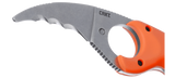 Columbia River CRKT 2511ER Bear Claw Orange GRN Blunt Tip Knife Veff Serrations Russ Kommer Design