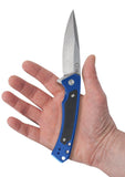 Case 25882 Marilla Knife Blue Aluminum w/ G10 Inlay S35VN USA