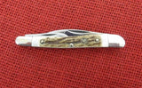 Hen & Rooster Knife 263-DS Wharncliffe Whittler 3 1/2" Stag Handle NEW