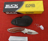 Buck 0271RWS 271 Alpha Dorado Knife USA 2004 RARE ATS-34 Rosewood BU-656