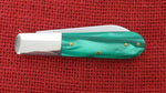 Case 27371 Barlow Single Blade 2019 Green Pearl Kirinite Knife 101009 SS USA Made