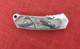 Buck 0276BO 276 278 Folding Alpha Hunter Camo Guthook Knife Leather Sheath 2022 BU-494