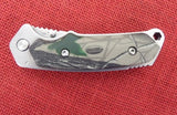 Buck 0276BO 276 278 Folding Alpha Hunter Camo Guthook Knife Leather Sheath 2022 BU-494