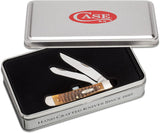 Case 27899 Trapper Knife in Tin Antique Jig Bone 6254 SS