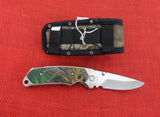 Buck 0279CM 279 Folding Alpha Hunter Camo Rubber Knife USA 2004 BU-612