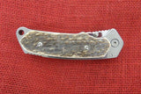 Buck 0279EKSBPA 279 Alpha Hunter Folding Knife 2011 Stag 24kt Battling Bucks BU-624