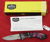 Buck 0283CMS31 283 Nano Bantam Mid-Lock Knife Muddy Girl Camo GFN 283CMS31 Lot#283-6
