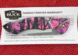 Buck 0283CMS31 283 Nano Bantam Mid-Lock Knife Muddy Girl Camo GFN 283CMS31 Lot#283-6