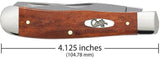 Case 28707 Trapper Knife Smooth Chestnut Bone 6254 SS