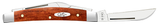 Case 28911 Small Congress Pocket Knife Smooth Chestnut Bone 4 Blade 2023 Vault Pattern USA Made 6468 SS