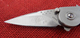 Buck 0290PLS 290 Rush Assisted Knife Platinum Color Aluminum CJ Hand Signed USA Lot#BU-426