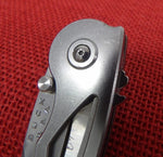 Buck 0290PLS 290 Rush Assisted Knife Platinum Color Aluminum CJ Hand Signed USA Lot#BU-426