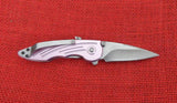 Buck 0292PNS 292 Impulse Assisted Knife Pink Aluminum 2008 USA BU-524