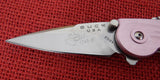 Buck 0292PNS 292 Impulse Assisted Knife Pink Aluminum CJ Signed BU-461