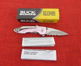 Buck 0292PNX 292 Impulse Serrated Assisted Knife Pink Aluminum 2008 USA BU-525