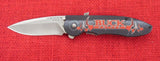 Buck 0297G4 297 Sirus Gothic Logo Handle 2006 USA Made Assisted Knife Liner Lock USA Lot#BU-271