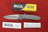 Buck 0297PLS 297 Sirus 2008 Deep Platinum USA Assisted Knife BU-462