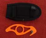 Buck 0499ORG 499 Paklite Guthook Orange Traction Cerakote Knife Lot#BU-418