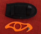 Buck 0499ORG 499 Paklite Guthook Orange Traction Cerakote Knife Lot#BU-418