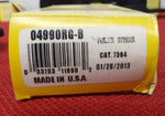 Buck 0499ORG 499 Paklite Guthook Orange Traction Cerakote Knife Lot#BU-418