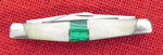 Buck 0301 301 Stockman Knife Bone and Malachite 2008 Midyear USA Made Lot#301-18