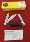 Buck 0301BLK 301  Stockman Knife 2011 Smooth Black Delrin USA 301-54