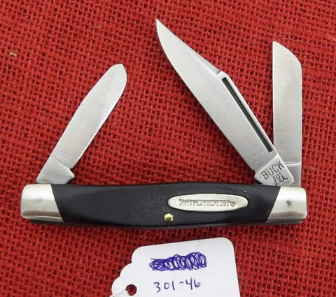 Buck 0301 301 Stockman Winchester Shield Pocket Knife 1977 by Camillus USA Lot#301-46