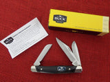 Buck 0301GYS 301 Stockman Knife Gray Wood Charcoal USA 2012 NIB Lot#301-50