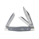 Buck 0301GYS2 301 Stockman 4" Pocket Knife Smooth Gray 420HC USA MADE