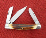 Buck 0301 301 Stockman Knife Gorgeous Red Stag 425M USA 1989 Lot#301-47