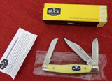 Buck 0301YWS 301  Stockman Knife Yellow Delrin USA 2012 NIB Lot#301-40