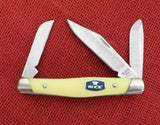 Buck 0301YWS 301  Stockman Knife Yellow Delrin USA 2012 NIB Lot#301-40